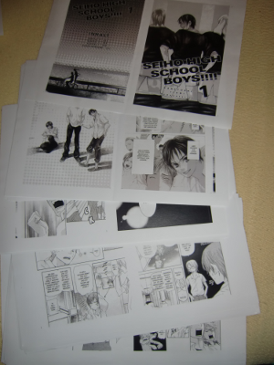 Manga-Manuskript Seiho High School Boys