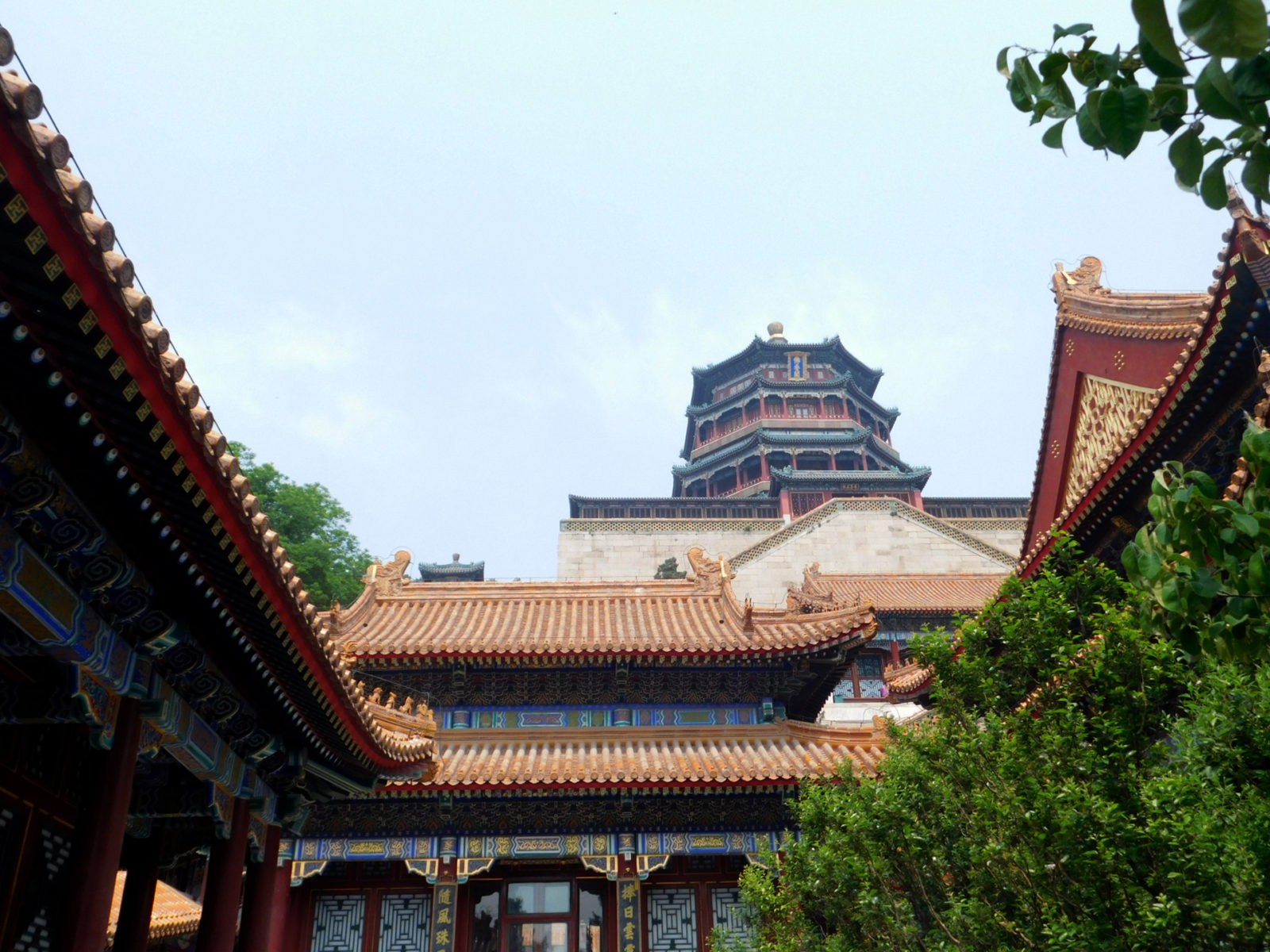 Sightseeing Neuer Sommerpalast Peking Pagode